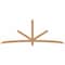 Ekena Millwork Alberta Smooth Timber Gable Bracket, Western Red Cedar, 108"W x 40"H x 3 1/2"D x 3 1/2"F, 9/12 Pitch GBW108X40X0404ALB00SWR - alternate 1